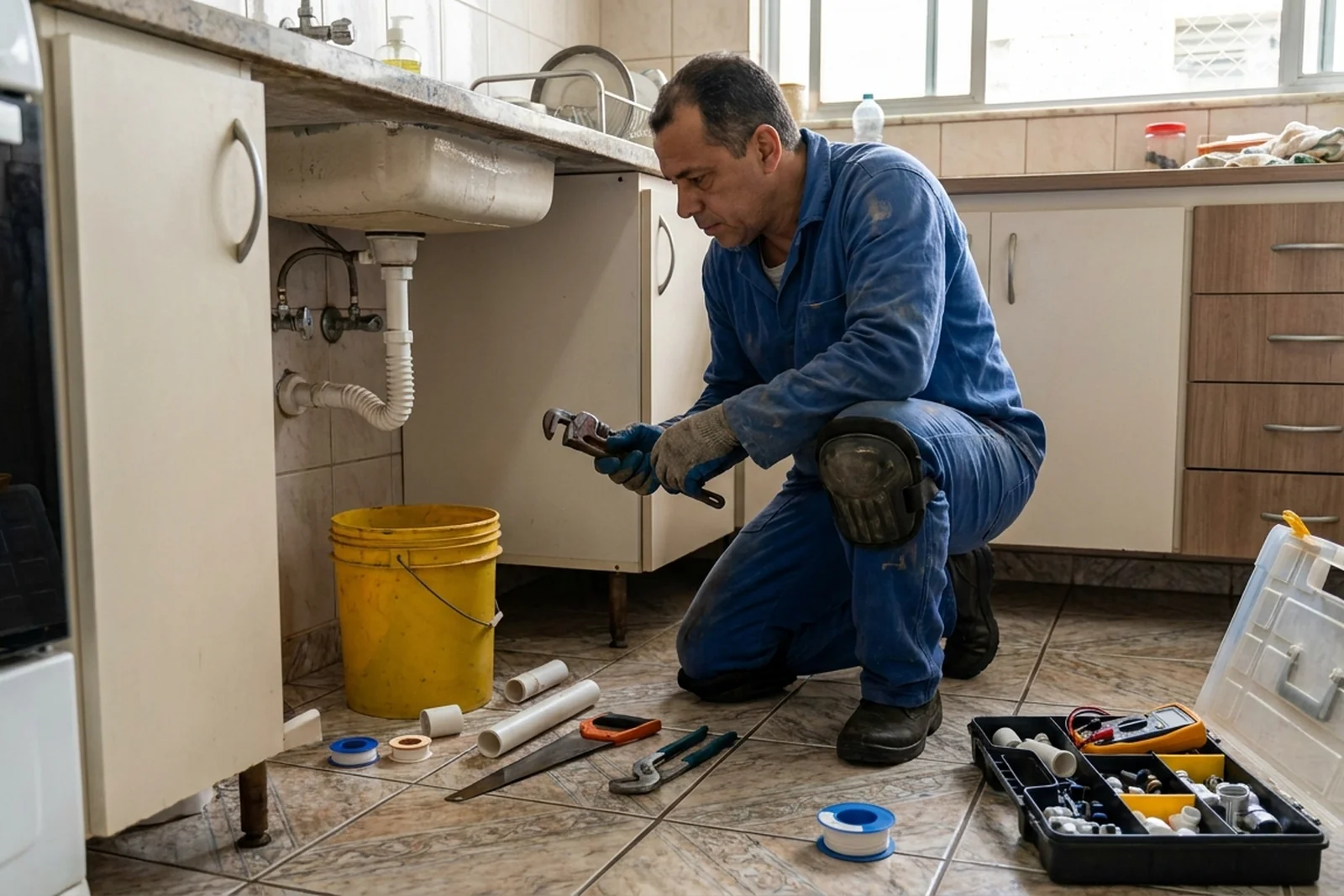 Reparos hidráulicos e detecção de vazamento em Maringá-PR